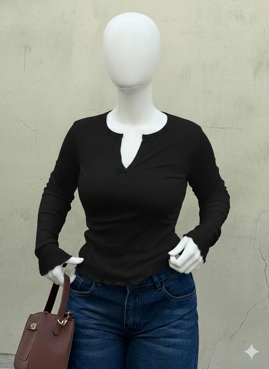 Rib Notch Neck Fs