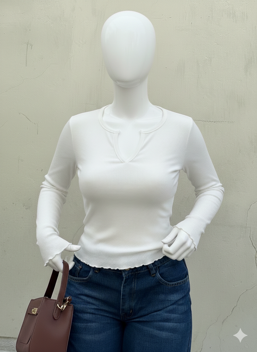 Rib Notch Neck Fs