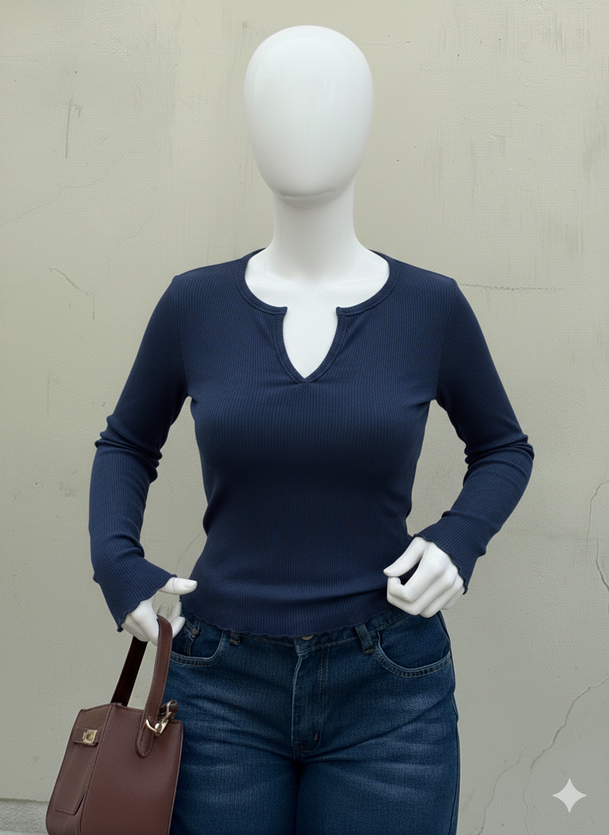Rib Notch Neck Fs