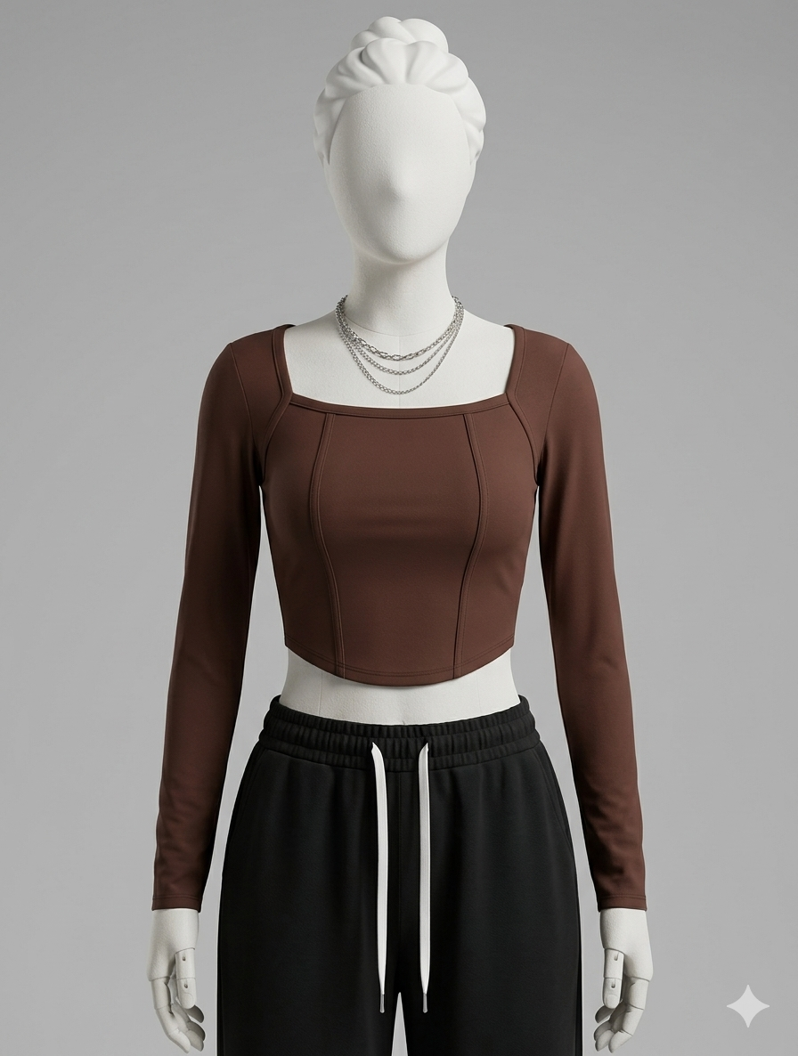 Square Neck Henkey Hem Fs