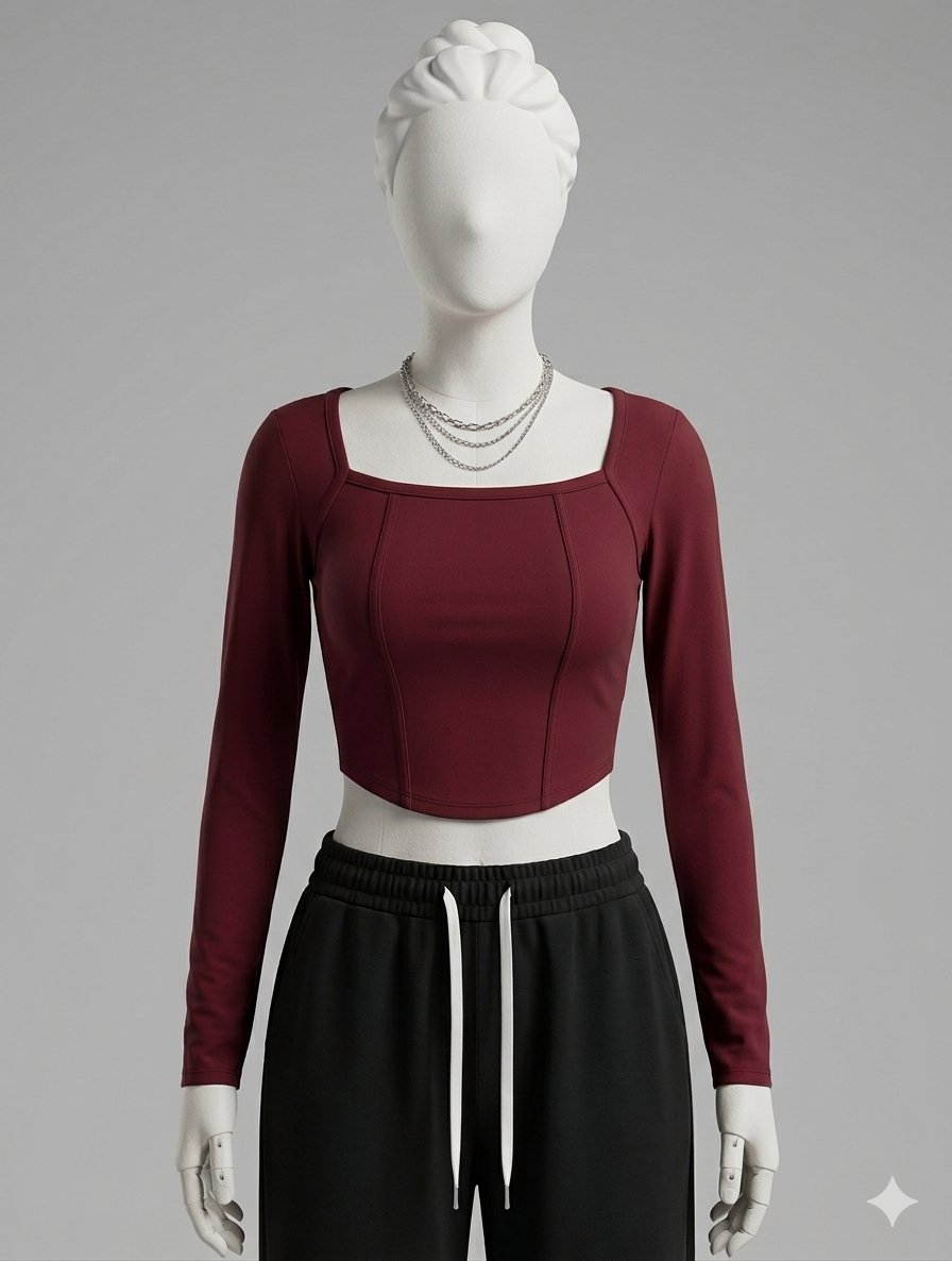 Square Neck Henkey Hem Fs