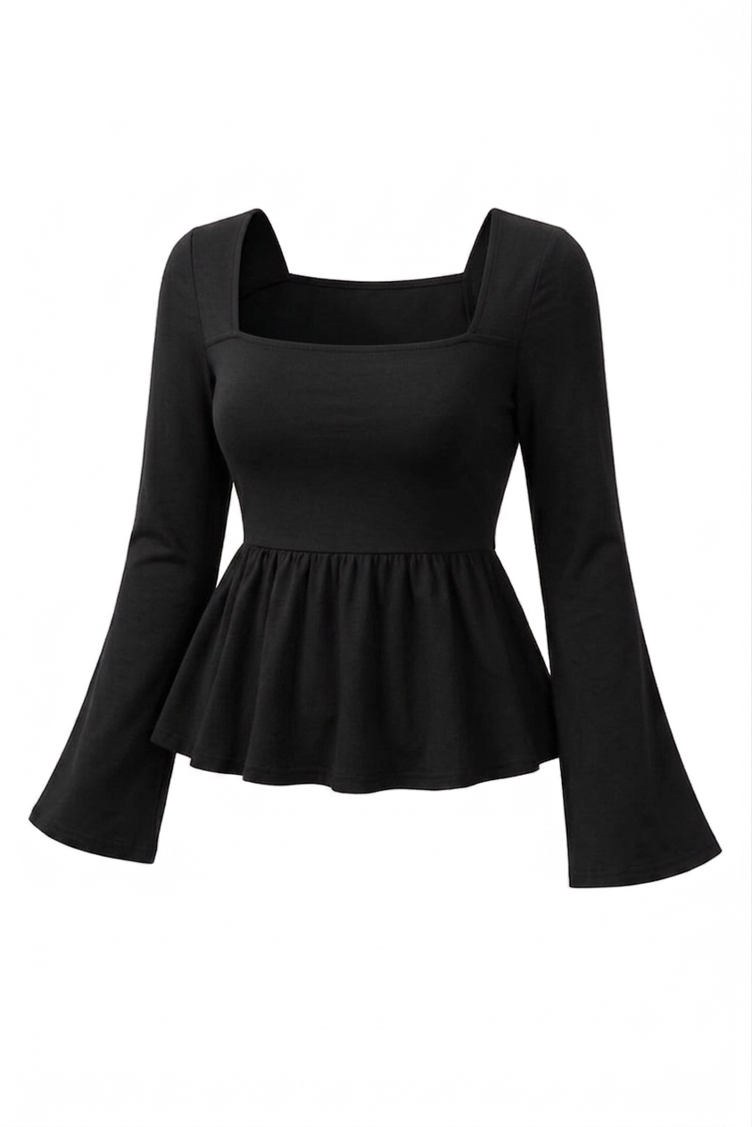 Square Neck Frock Top Fs