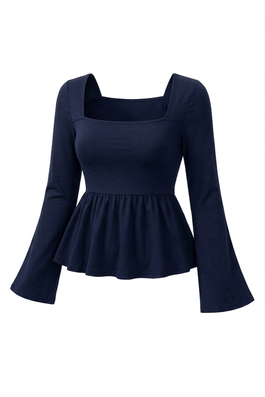 Square Neck Frock Top Fs