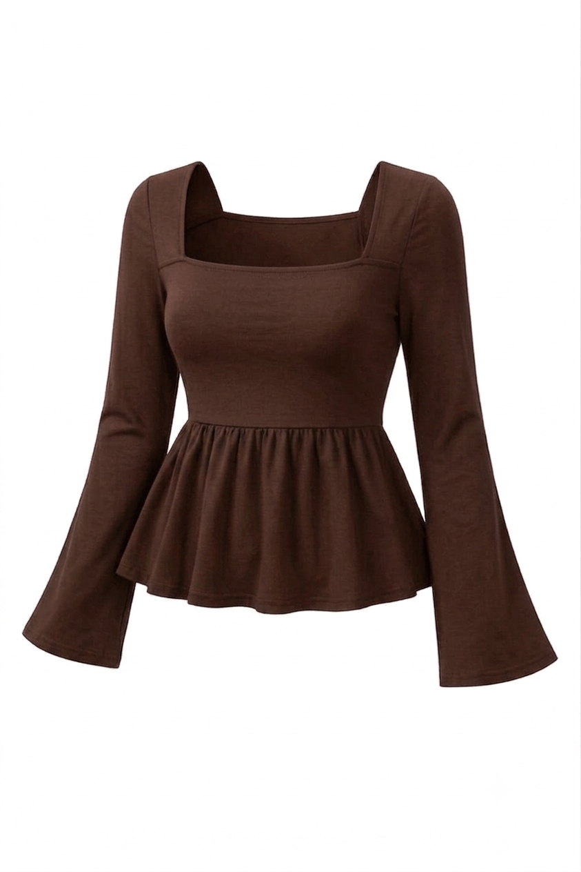 Square Neck Frock Top Fs