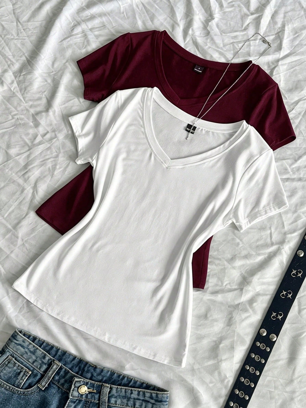 V Neck Tee Hs