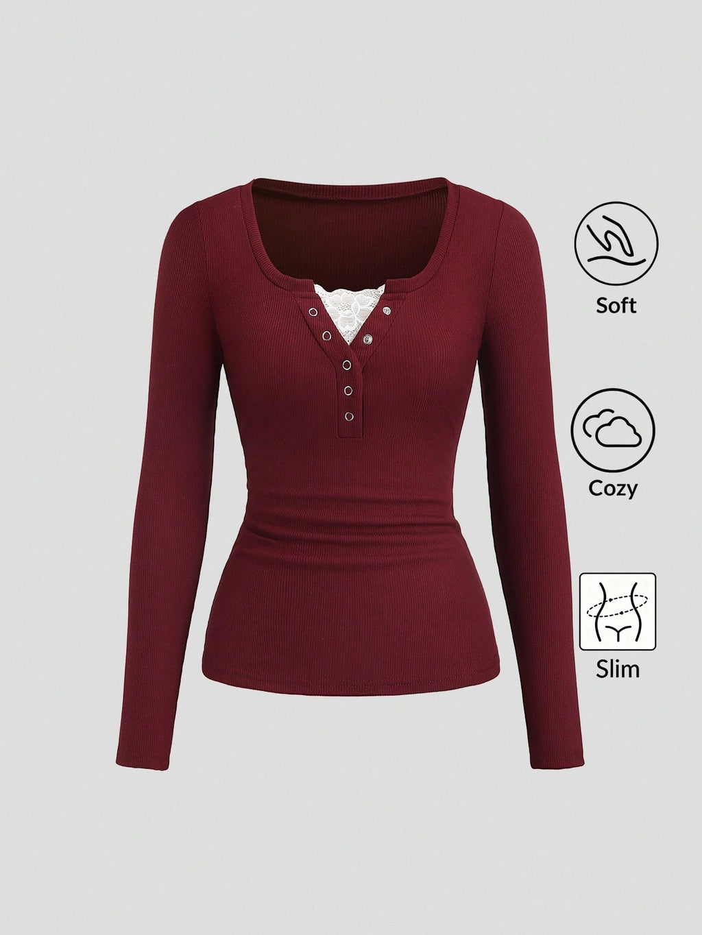 Lace Henley 5.O fs