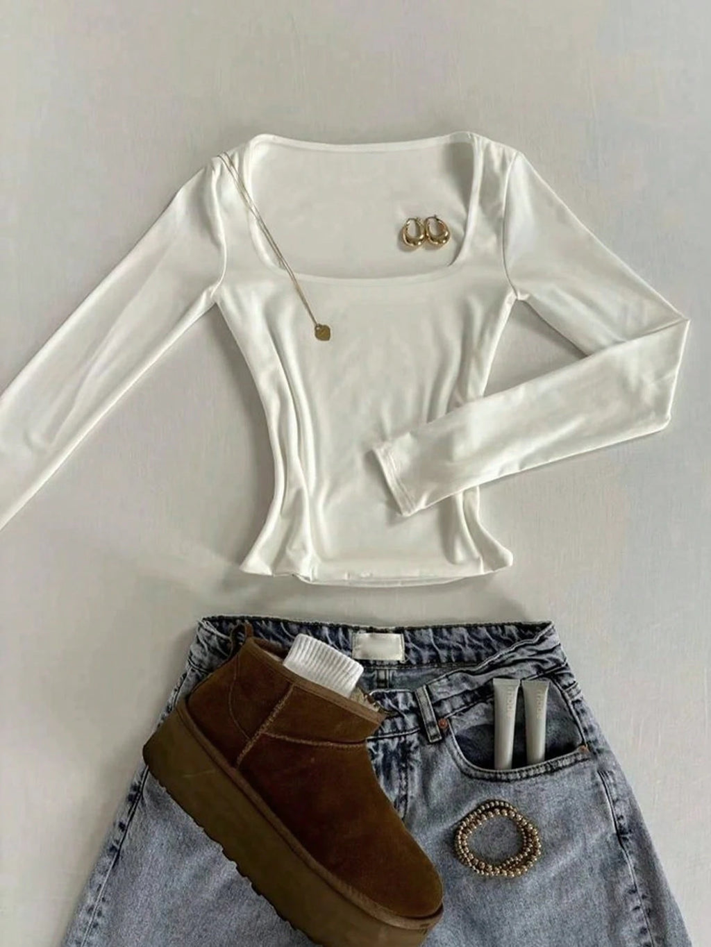 Square Neck Tee