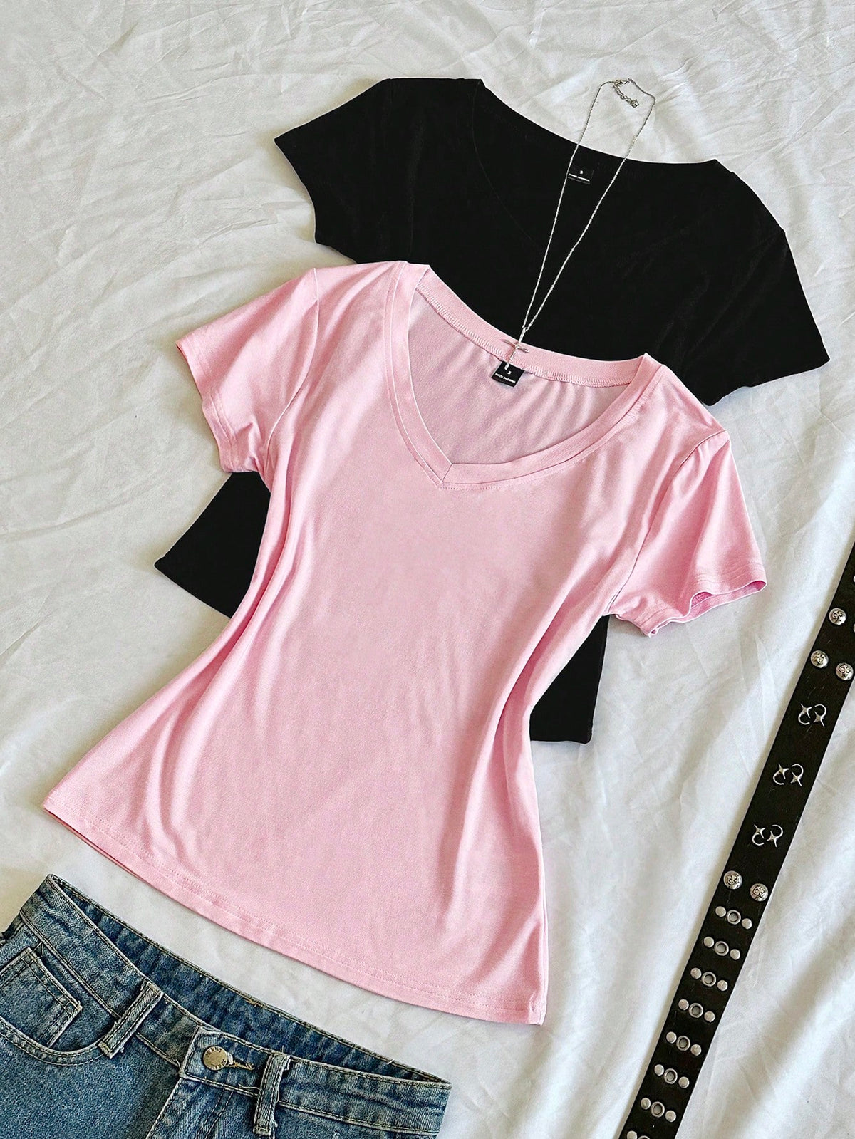 V Neck Tee Hs