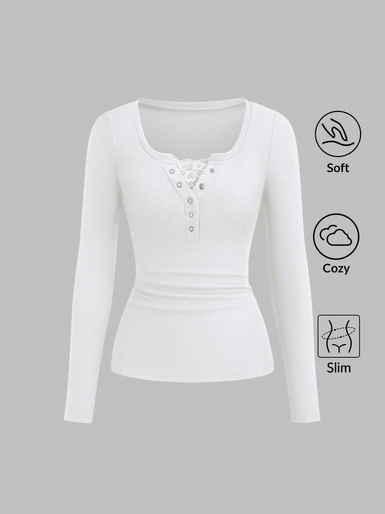 Lace Henley 5.O fs