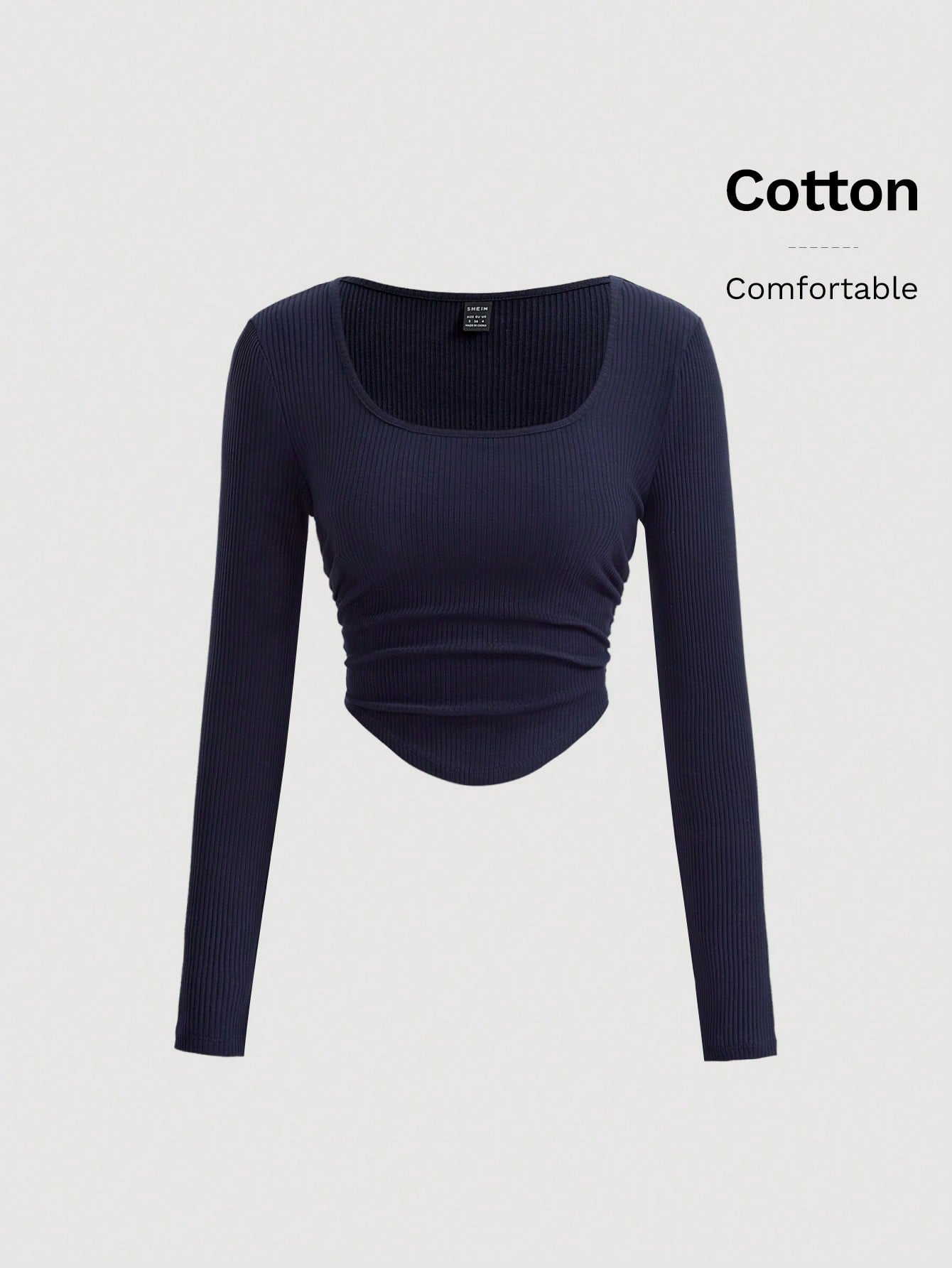 Square Neck Bottom Curved Fs