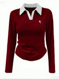 2 Tone V Polo FS Polo Print