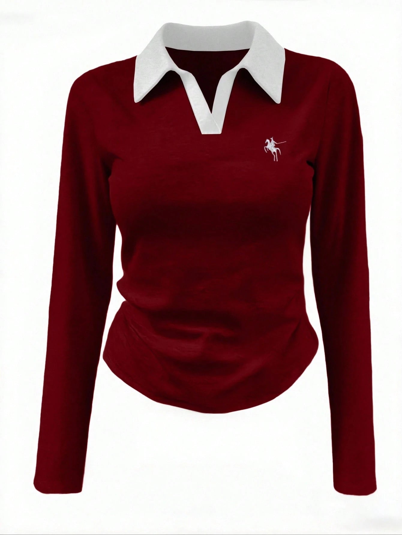 2 Tone V Polo FS Polo Print
