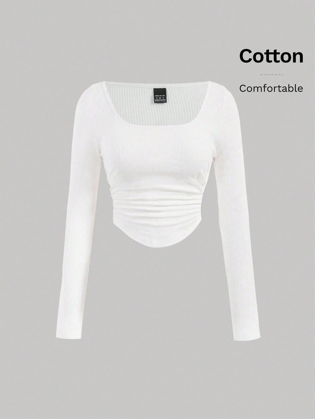 Square Neck Bottom Curved Fs