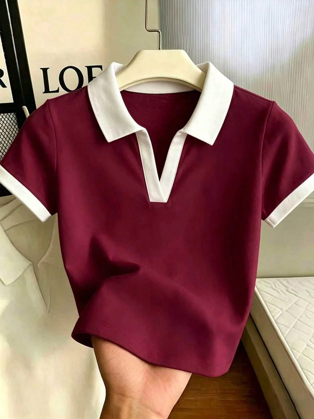 2 Tone V Polo Hs