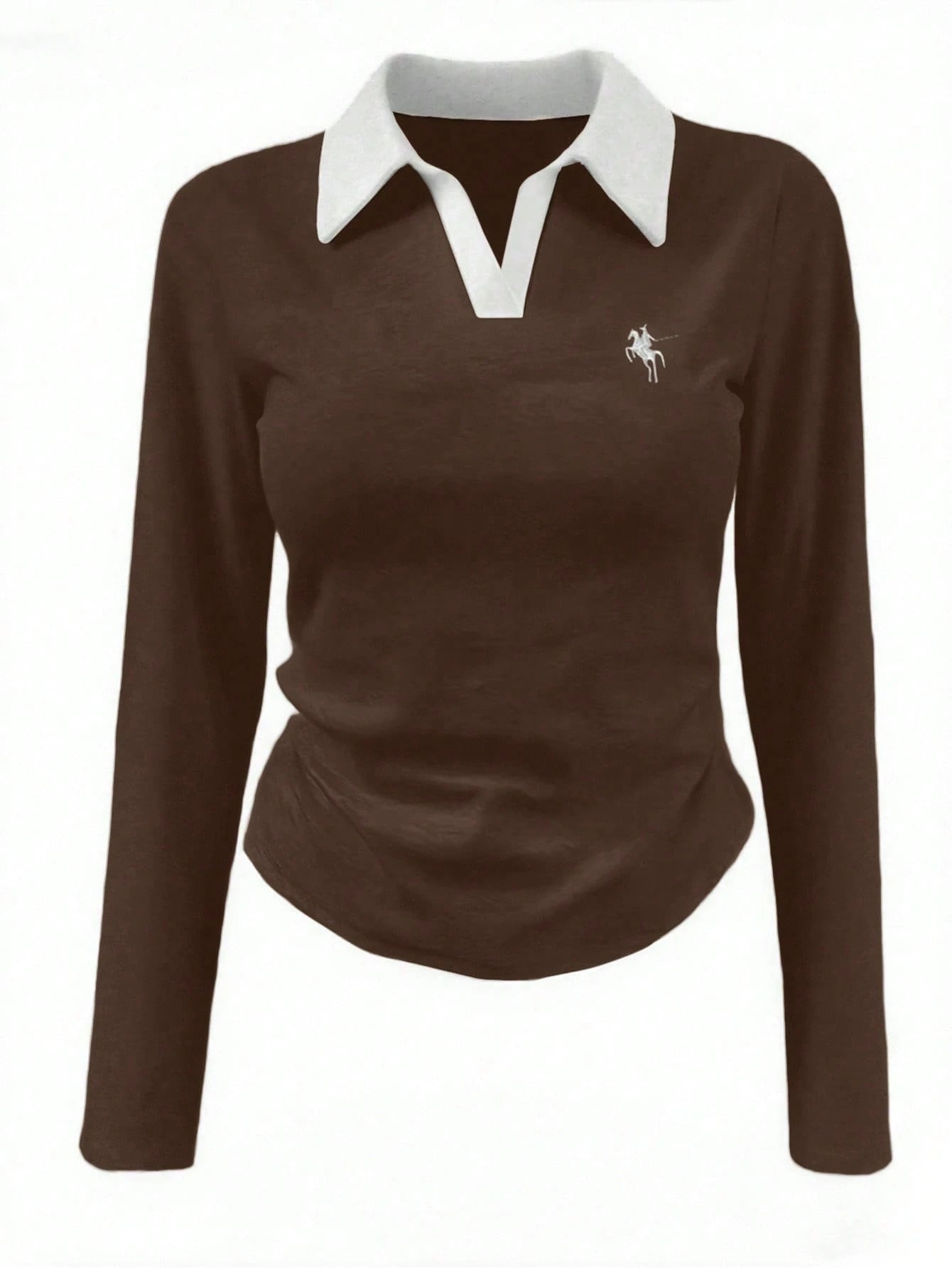 2 Tone V Polo FS Polo Print