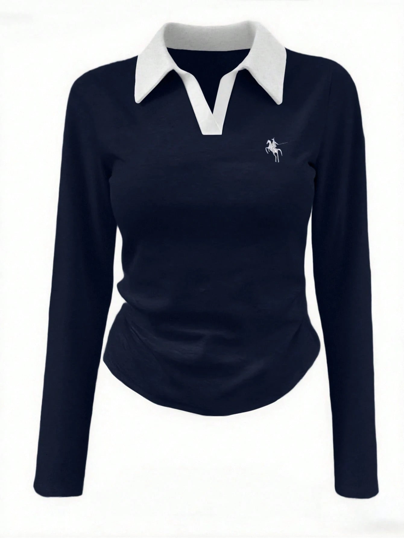 2 Tone V Polo FS Polo Print