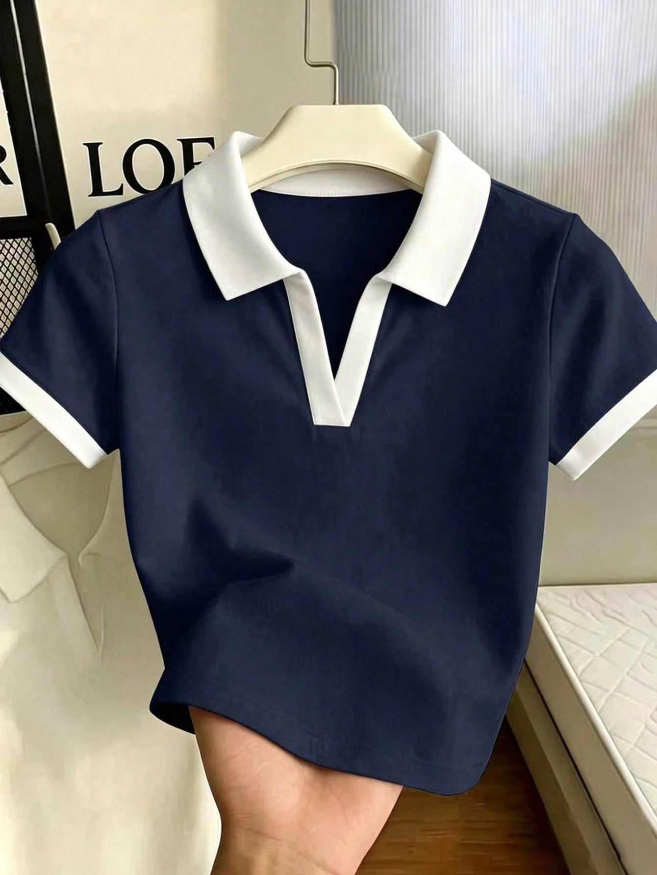 2 Tone V Polo Hs