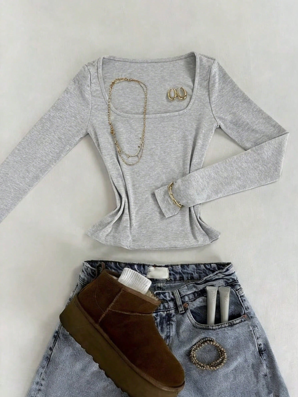 Square Neck Tee