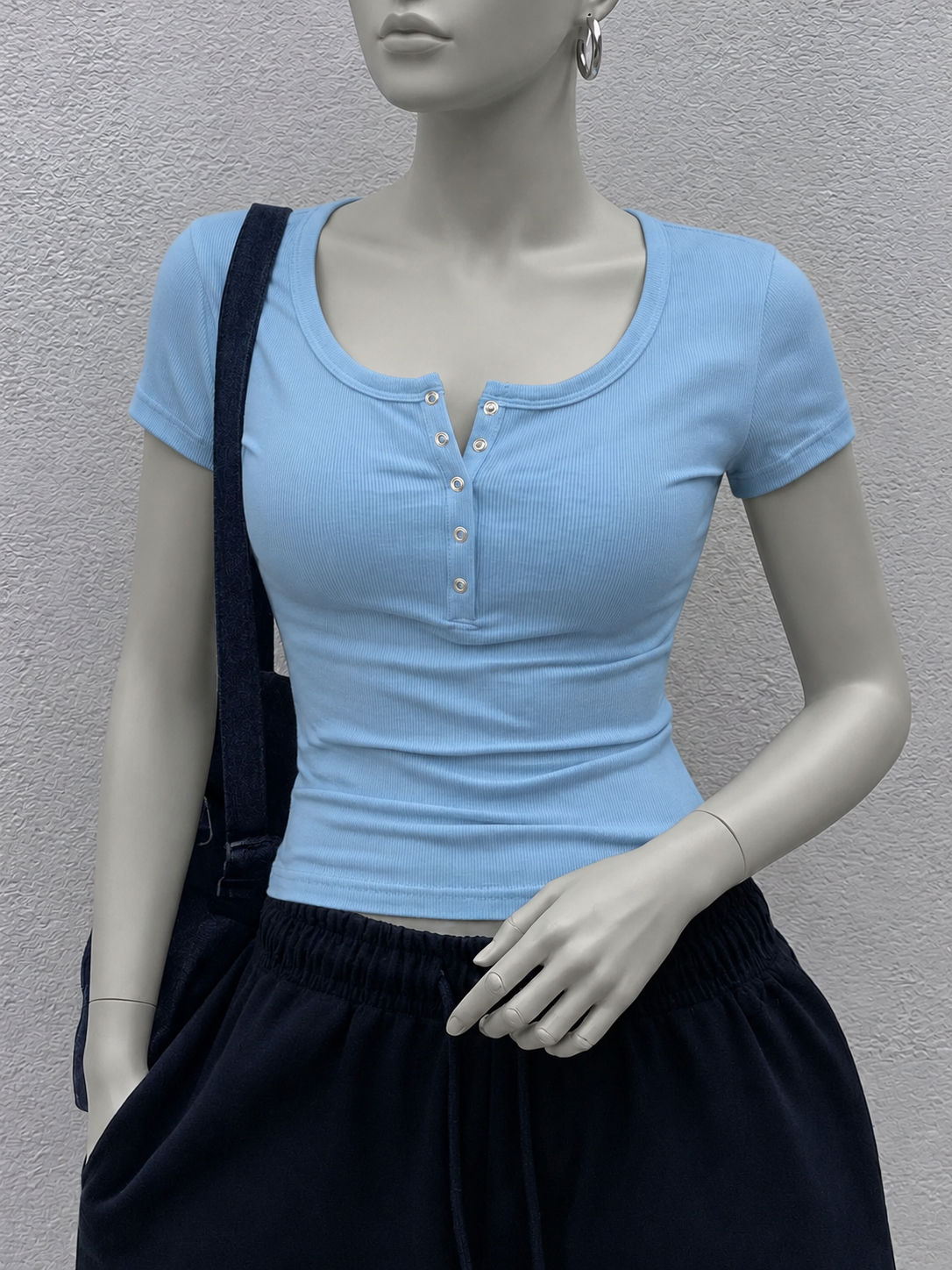 Square velcro Henley hs