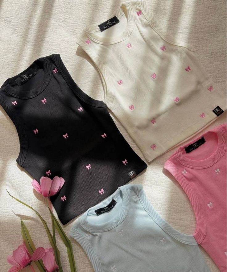 B Tank All Over Bow Print