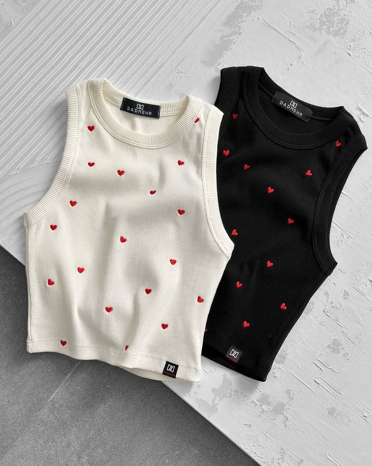 B Tank All Over Heart Print